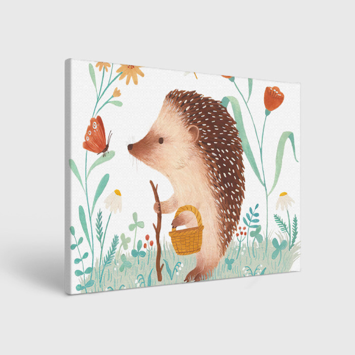 Холст прямоугольный Утренняя прогулка фото