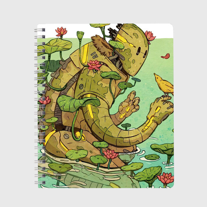 Тетрадь Озёрный робот фото