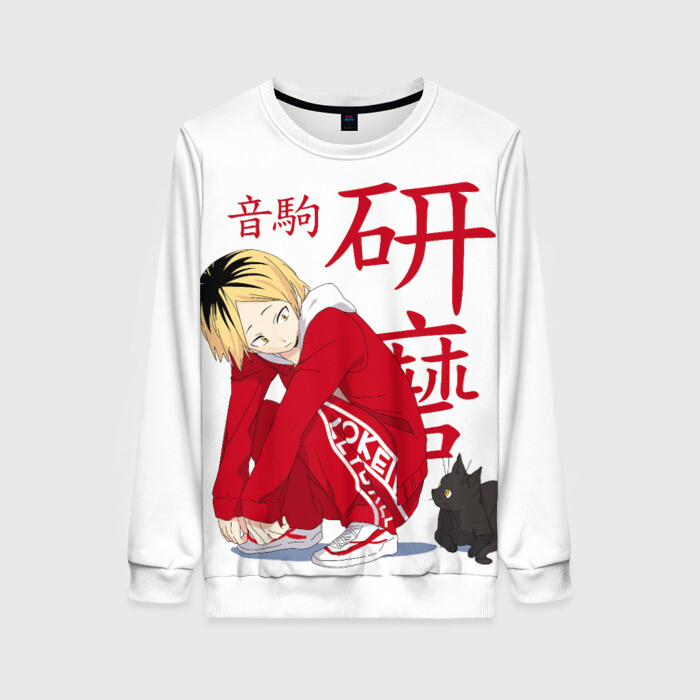 Женский свитшот 3D Кенма Козуме, Haikyuu!! фото