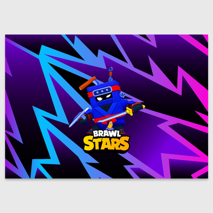 Поздравительная открытка Ash Brawl Stars Эш  фото