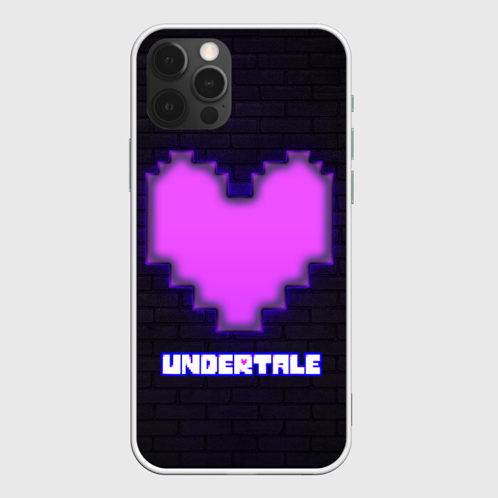 Чехол для iPhone 12 Pro UNDERTALE PURPLE HEART фото