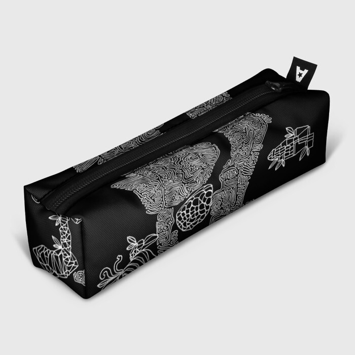 Пенал школьный 3D Узор ночи фото