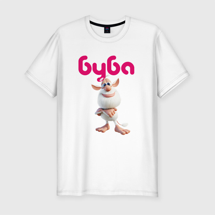 Мужская футболка хлопок Slim Буба фото