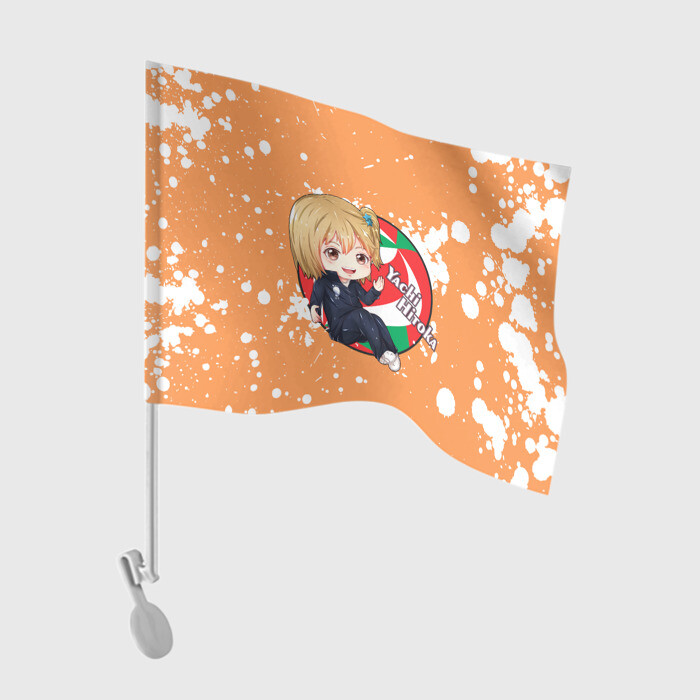 Флаг для автомобиля Yachi Hitoka | Haikyu | Волейбол (Z) фото
