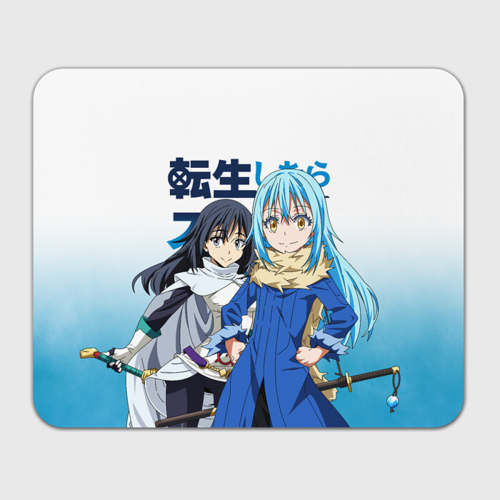 Коврик для мышки прямоугольный TenSura, Румиру и Сидзуэ фото