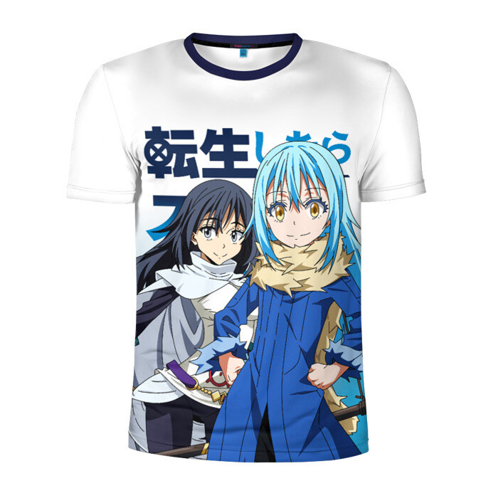 Мужская футболка 3D спортивная TenSura, Румиру и Сидзуэ фото