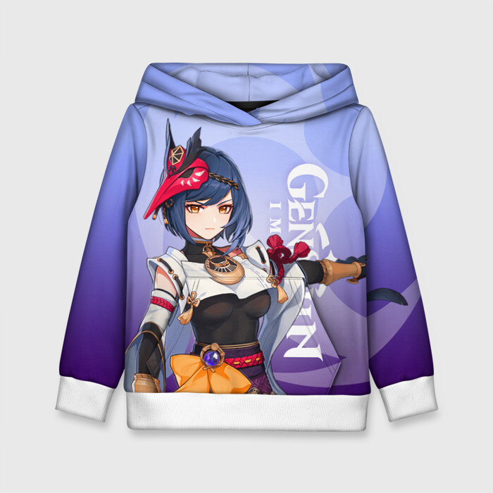 Детская толстовка 3D Genshin Impact, Сара фото