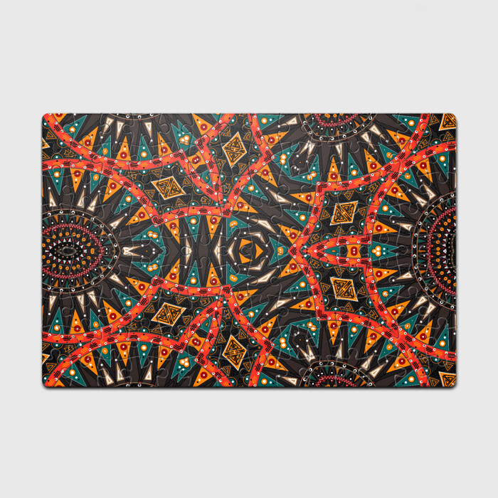 Головоломка Пазл магнитный 126 элементов Абстрактный арабский узор  фото