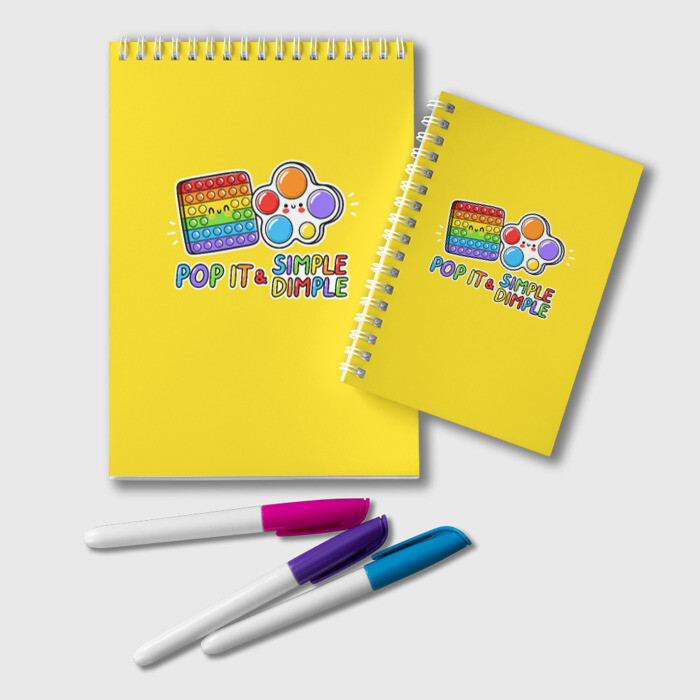Блокнот POP IT and SIMPLE DIMPL фото