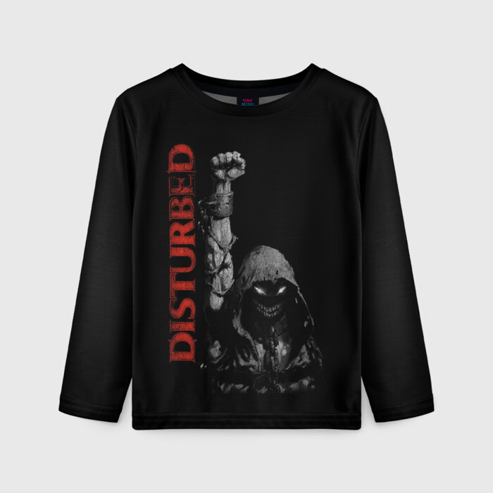 Детский лонгслив 3D DISTURBED фото