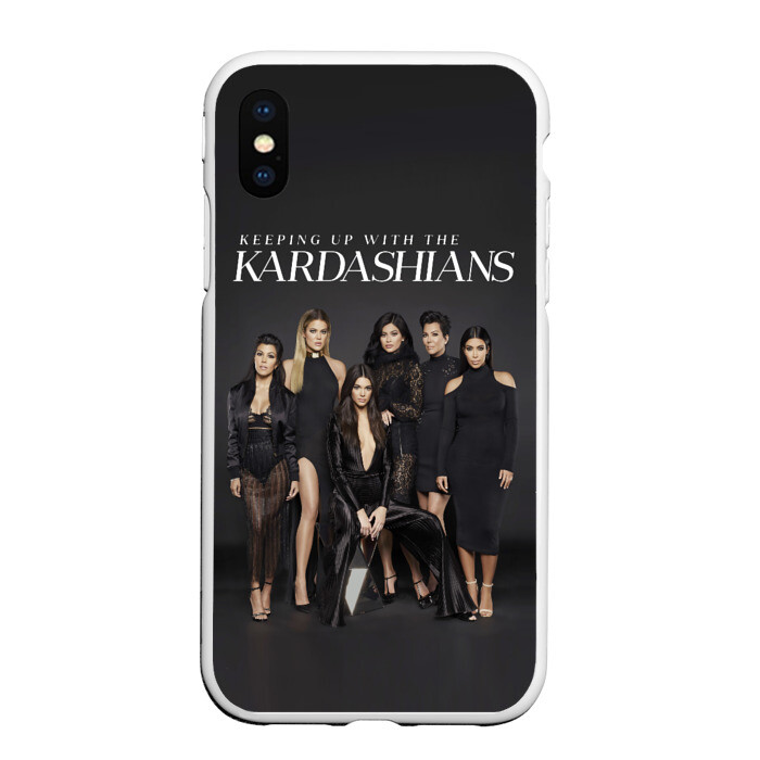Чехол для iPhone XS Max матовый Семейство Кардашьян  фото