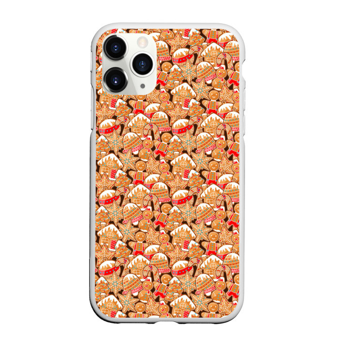 Чехол для iPhone 11 Pro матовый Праздничное Печенье фото