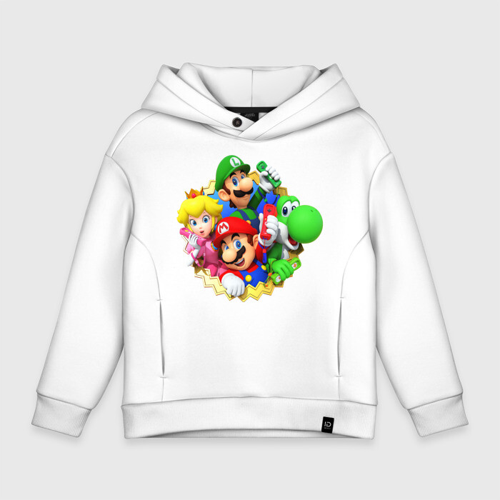 Детское худи Oversize хлопок Mario wii фото
