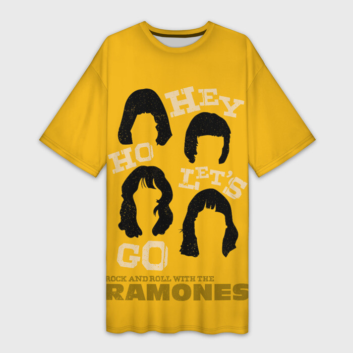 Платье-футболка 3D Hey Ho Lets Gog фото