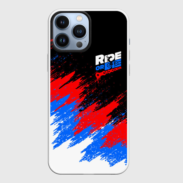 Чехол для iPhone 13 Pro Max RIDE OR DIE RUSSIA EXTREME фото