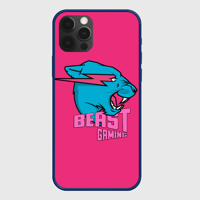 Чехол для iPhone 12 Pro Max Mr Beast Gaming Full Print (Pink edition) фото