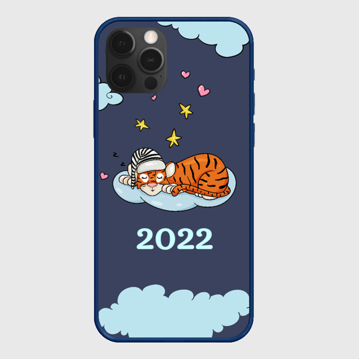 Чехол для iPhone 12 Pro Max Спящий тигр на облаке фото