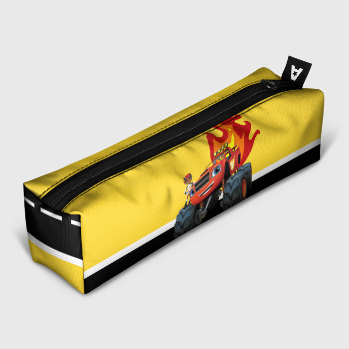 Пенал школьный 3D Вспыш и чудо машинки - Вспыш и Эй-Джей фото