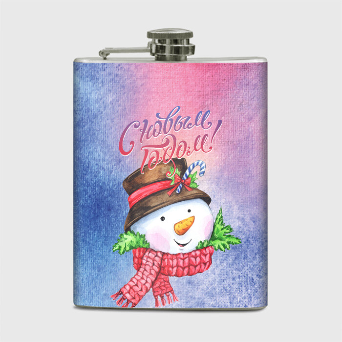 Фляга Снеговичок! фото
