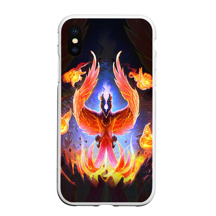 Чехол для iPhone XS Max матовый DOTA 2 ФЕНИКС фото