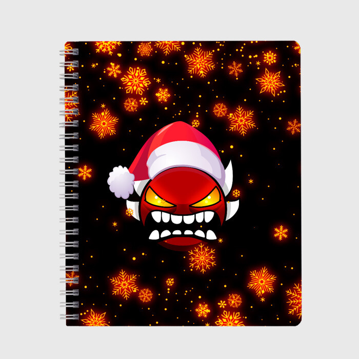 Тетрадь GEOMETRY DASH НОВОГОДНИЙ фото