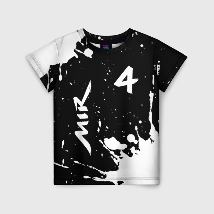 Детская футболка 3D МИР4 + Краска фото