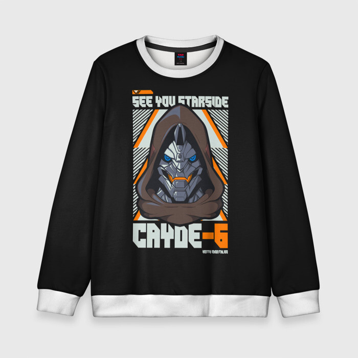 Детский свитшот 3D Cayde-6 арт фото