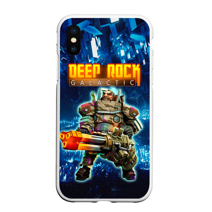 Чехол для iPhone XS Max матовый Deep Rock Galactic / Gunner фото