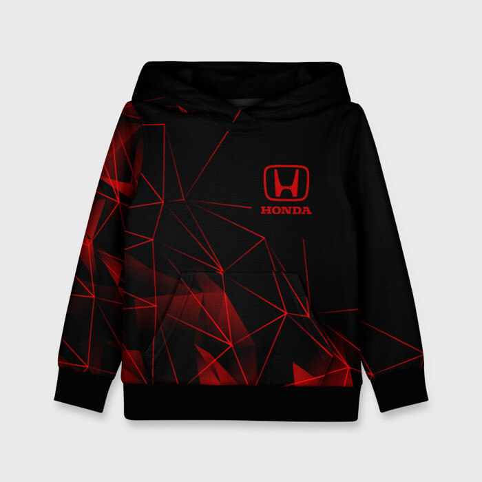 Детская толстовка 3D HONDA ХОНДА ГЕОМЕТРИЯ ЛИНИИ фото