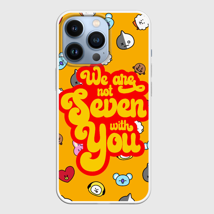 Чехол для iPhone 13 Pro ЗНАЧКИ BT21 | BTS | БТС фото