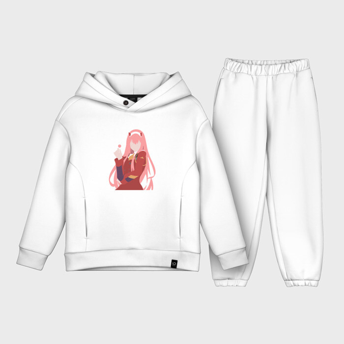 Детский костюм хлопок Oversize Zero Two 03 Darling фото