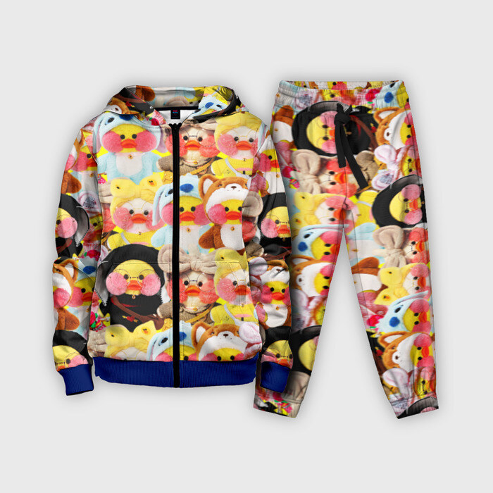 Детский костюм 3D УТЯ | УТОЧКА ЛАЛАФАНФАН ПАТТЕРН фото