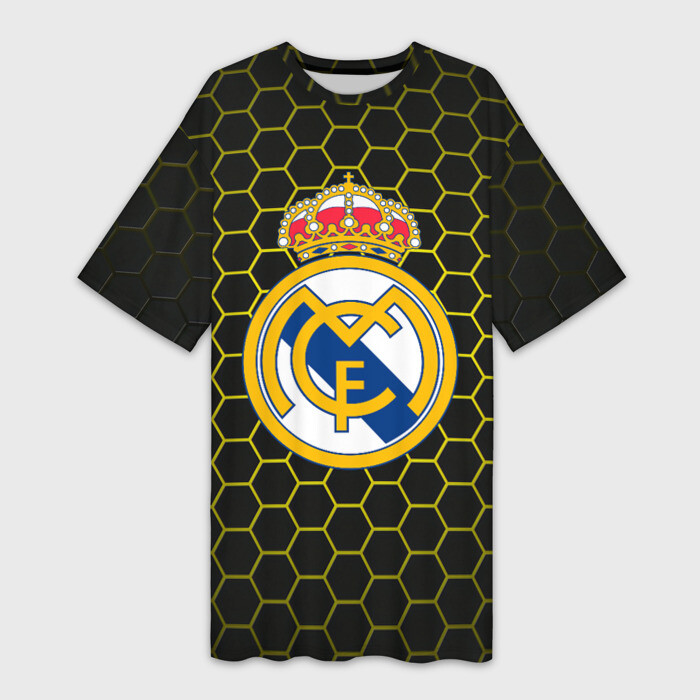 Платье-футболка 3D real madrid соты фото