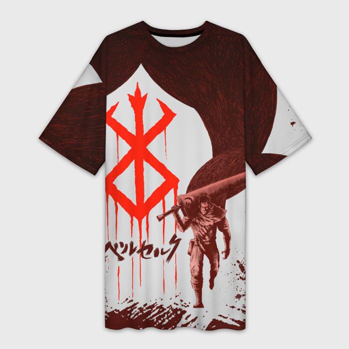 Платье-футболка 3D БЕРСЕРК  РУБАКА фото