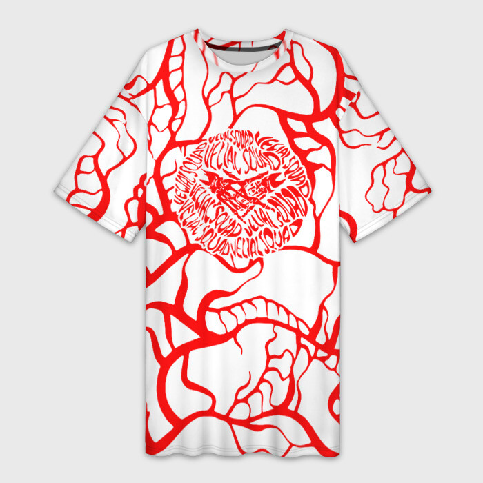 Платье-футболка 3D velial squad  деревья фото