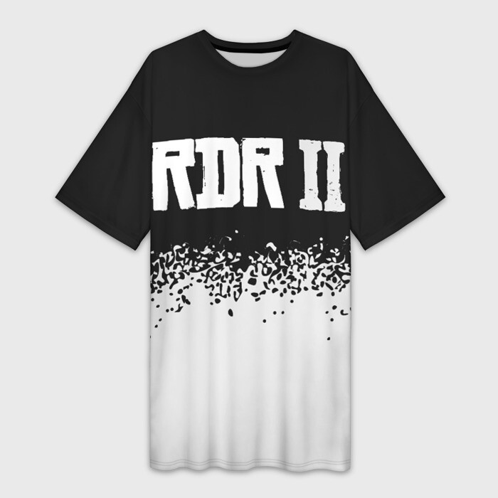 Платье-футболка 3D RDR 2  Краска фото