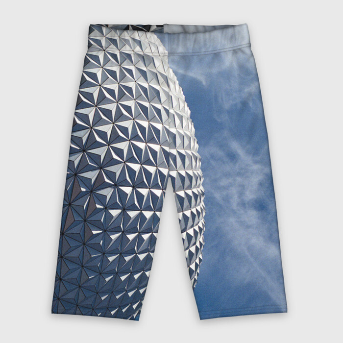 Велосипедки 3D Абстрактная металлическая планета  Серый фото